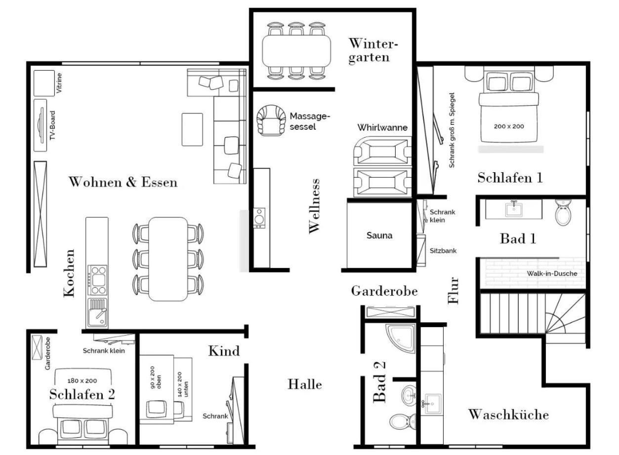 Landhaus Villa Suederhafen - Kleiner Luxus Đảo Đảo Nordstrand Ngoại thất bức ảnh